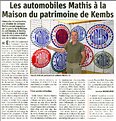 Article journal Alsace et DNA
